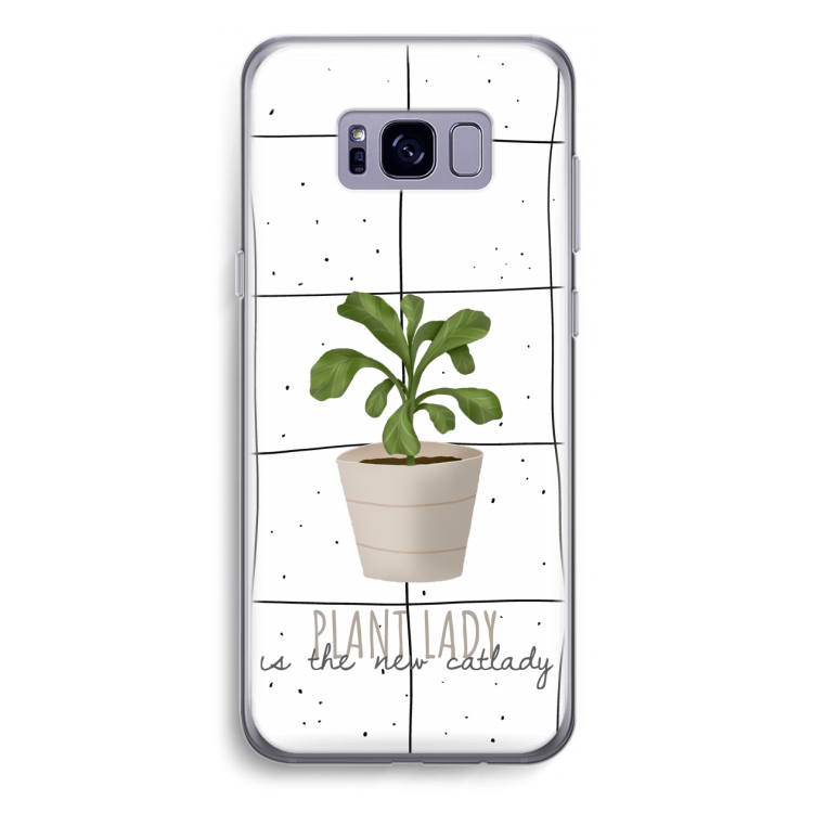 Kamerplant op vensterruit: Samsung Galaxy S8 Plus Transparant Hoesje