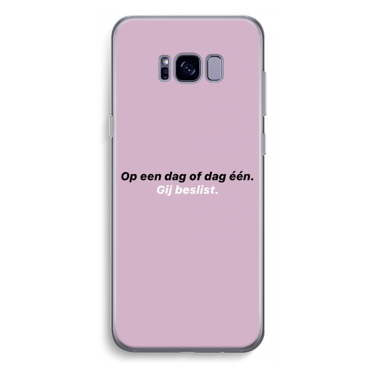 gij beslist: Samsung Galaxy S8 Plus Transparant Hoesje