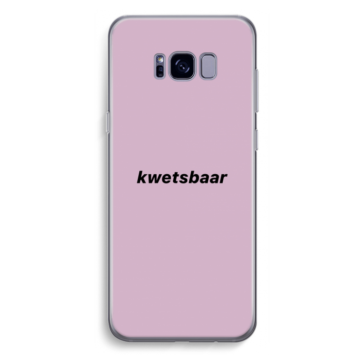 kwetsbaar: Samsung Galaxy S8 Plus Transparant Hoesje