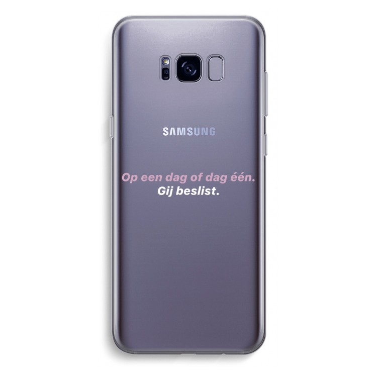 gij beslist: Samsung Galaxy S8 Plus Transparant Hoesje