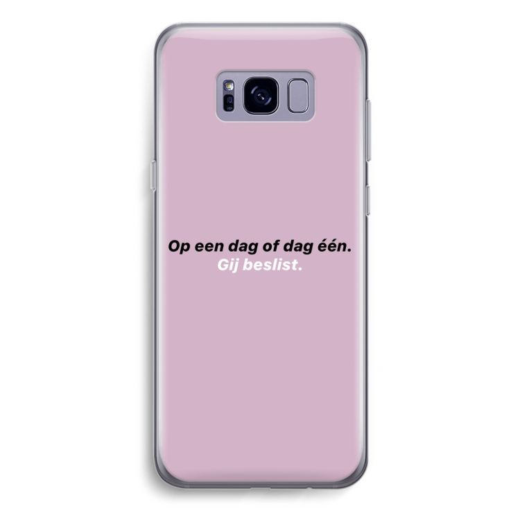 gij beslist: Samsung Galaxy S8 Plus Transparant Hoesje