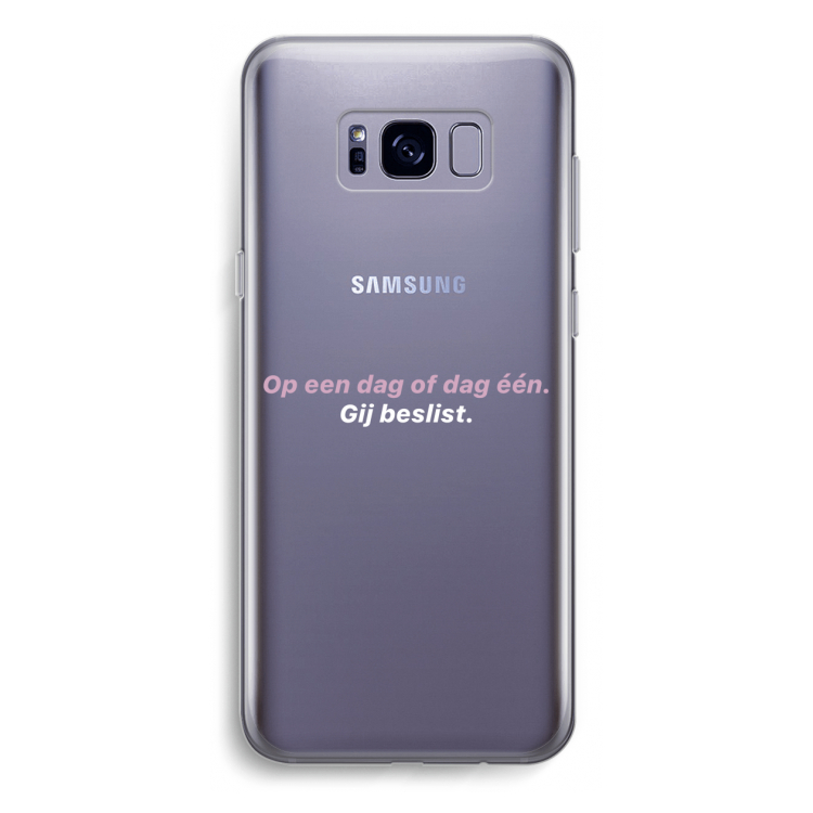 gij beslist: Samsung Galaxy S8 Plus Transparant Hoesje