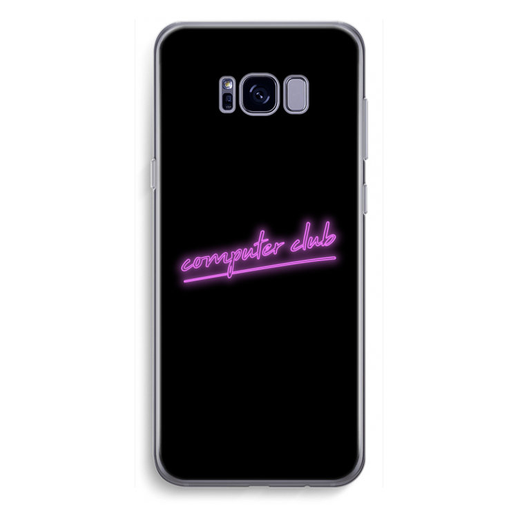 Vice Black: Samsung Galaxy S8 Plus Transparant Hoesje