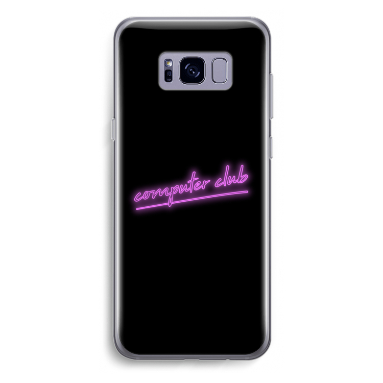 Vice Black: Samsung Galaxy S8 Plus Transparant Hoesje