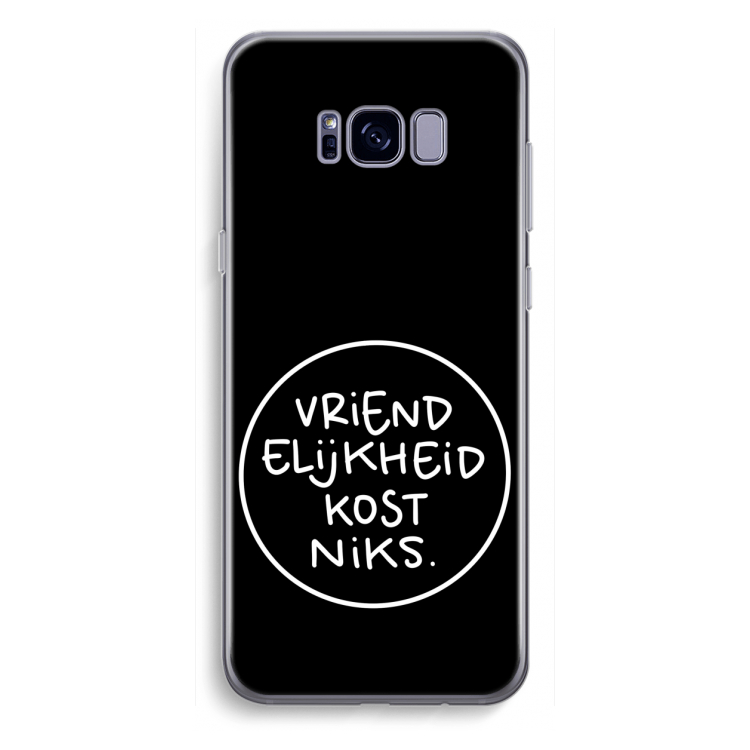Vriendelijkheid: Samsung Galaxy S8 Plus Transparant Hoesje