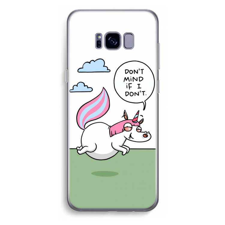 Unicorn: Samsung Galaxy S8 Plus Transparant Hoesje