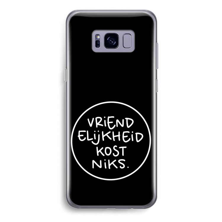 Vriendelijkheid: Samsung Galaxy S8 Plus Transparant Hoesje