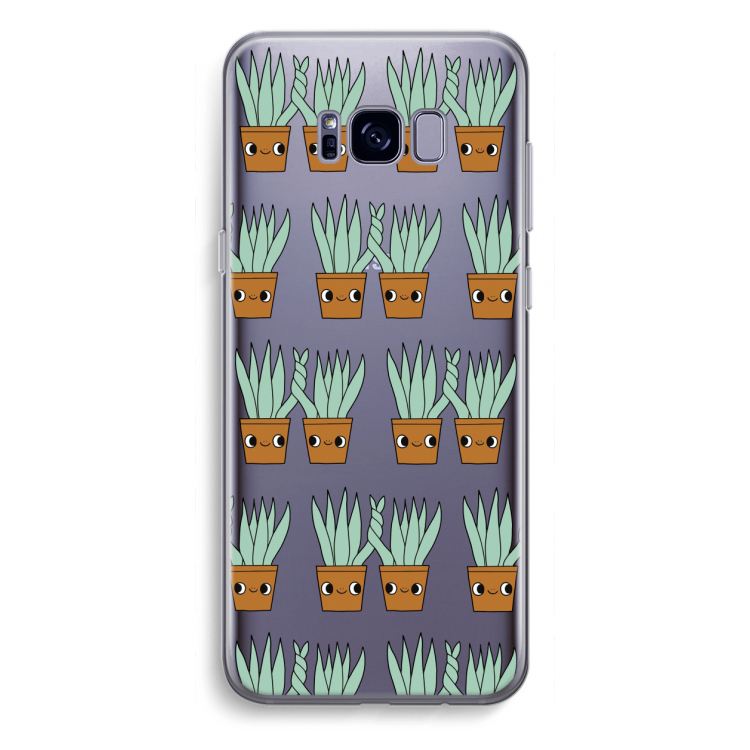 Sansevieria: Samsung Galaxy S8 Plus Transparant Hoesje