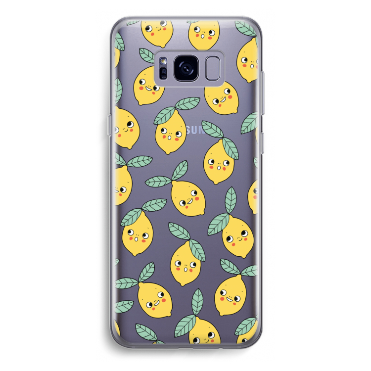 Citroenen: Samsung Galaxy S8 Plus Transparant Hoesje