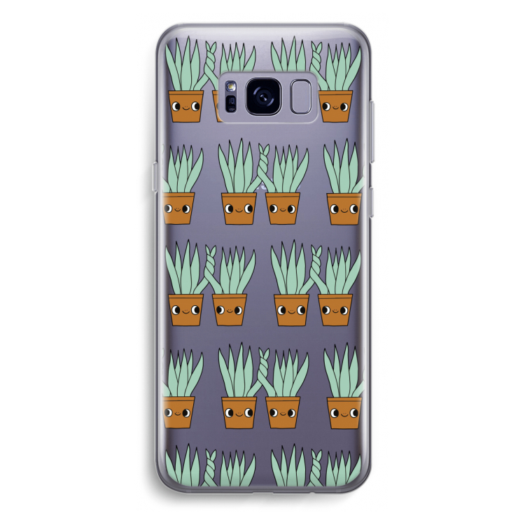Sansevieria: Samsung Galaxy S8 Plus Transparant Hoesje
