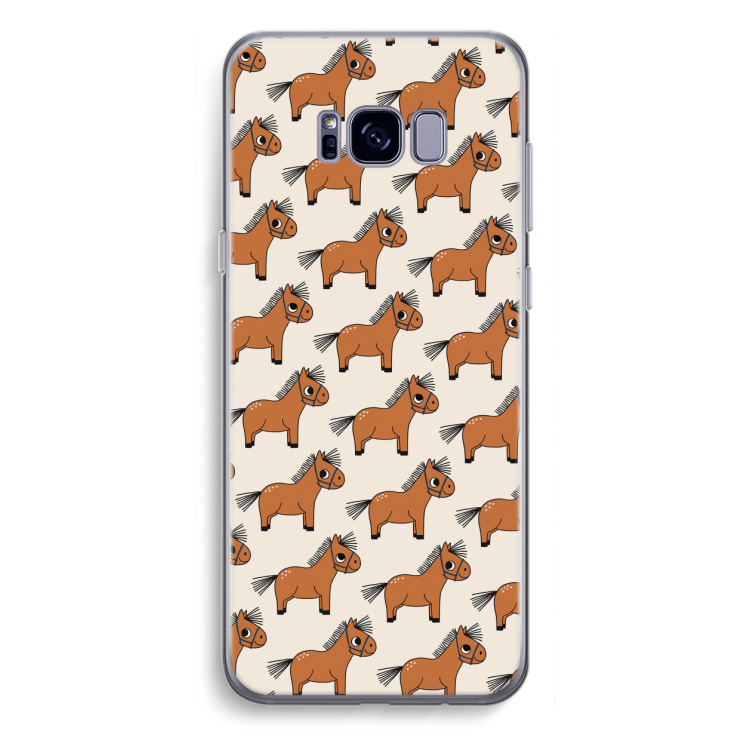 Pony: Samsung Galaxy S8 Plus Transparant Hoesje