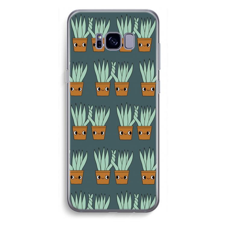 Sansevieria: Samsung Galaxy S8 Plus Transparant Hoesje