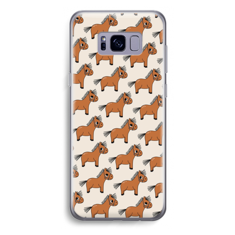Pony: Samsung Galaxy S8 Plus Transparant Hoesje