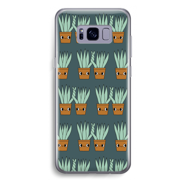 Sansevieria: Samsung Galaxy S8 Plus Transparant Hoesje