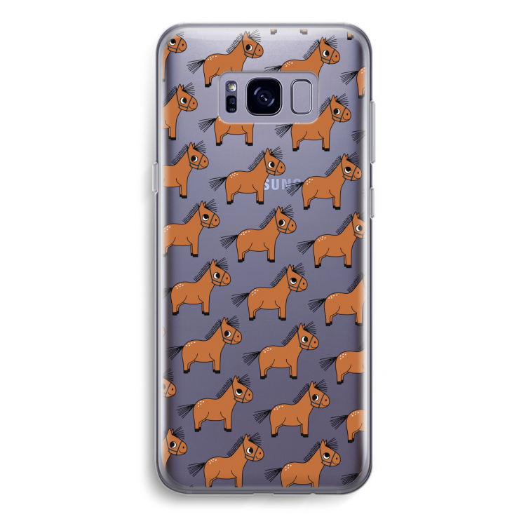Pony: Samsung Galaxy S8 Plus Transparant Hoesje