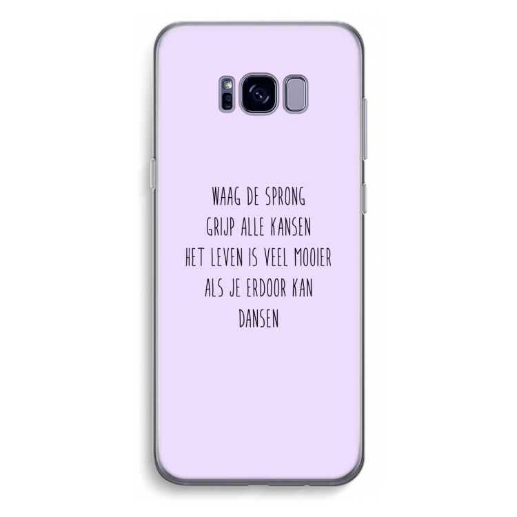Sprong: Samsung Galaxy S8 Plus Transparant Hoesje