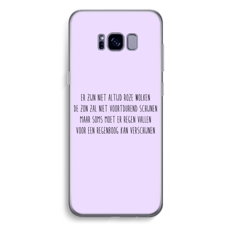 Regenboog: Samsung Galaxy S8 Plus Transparant Hoesje
