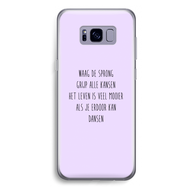 Sprong: Samsung Galaxy S8 Plus Transparant Hoesje