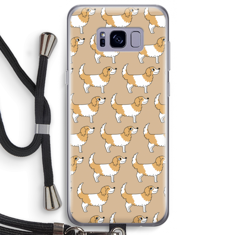 Doggy: Samsung Galaxy S8 Plus Transparant Hoesje met koord