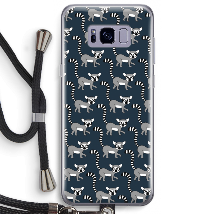 Makis: Samsung Galaxy S8 Plus Transparant Hoesje met koord