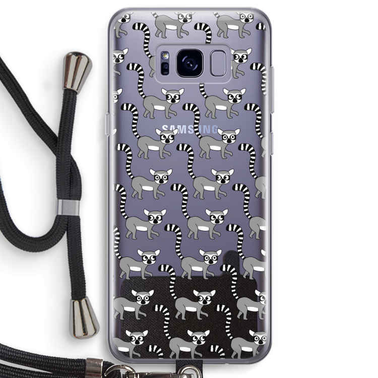 Makis: Samsung Galaxy S8 Plus Transparant Hoesje met koord