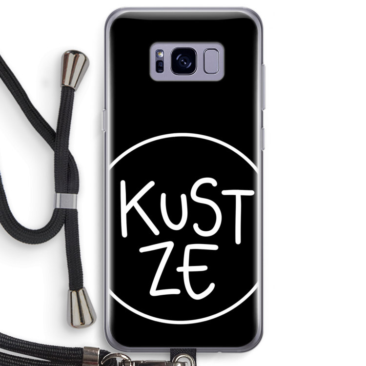 KUST ZE: Samsung Galaxy S8 Plus Transparant Hoesje met koord