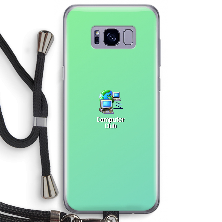 Win98: Samsung Galaxy S8 Plus Transparant Hoesje met koord