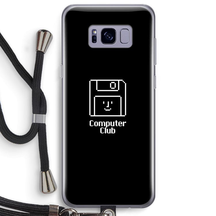 Hello: Samsung Galaxy S8 Plus Transparant Hoesje met koord