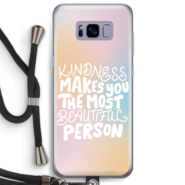 The prettiest: Samsung Galaxy S8 Plus Transparant Hoesje met koord