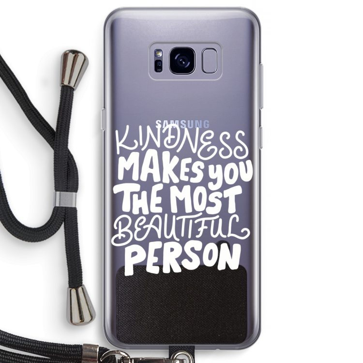 The prettiest: Samsung Galaxy S8 Plus Transparant Hoesje met koord