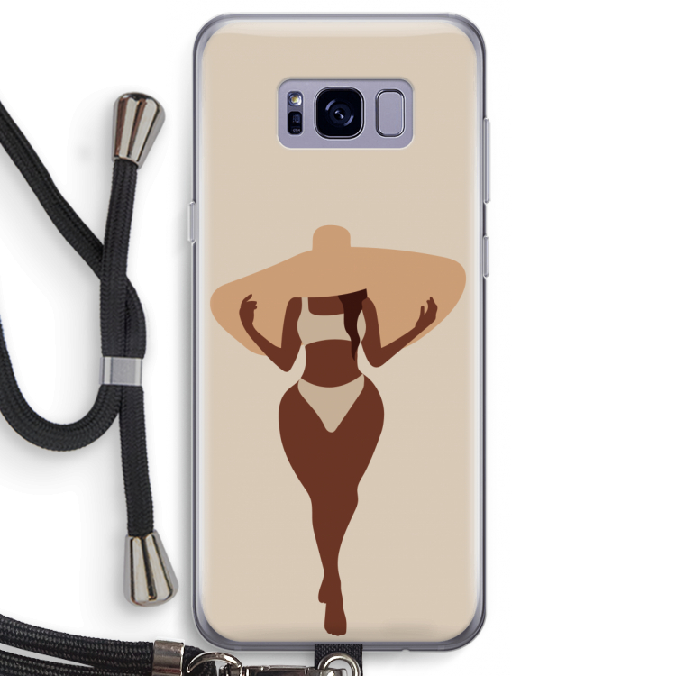 Let's get salty: Samsung Galaxy S8 Plus Transparant Hoesje met koord
