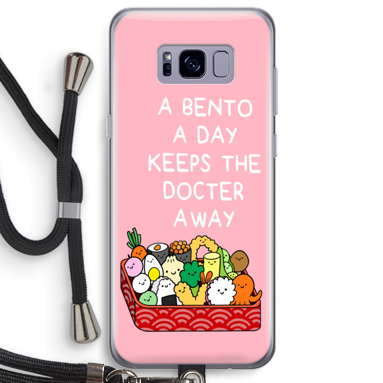 Bento a day: Samsung Galaxy S8 Plus Transparant Hoesje met koord
