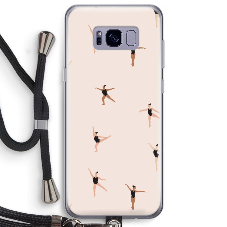 Dancing #1: Samsung Galaxy S8 Plus Transparant Hoesje met koord
