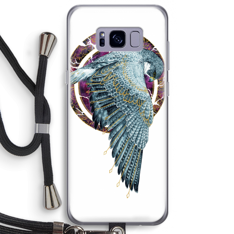 Golden Falcon: Samsung Galaxy S8 Plus Transparant Hoesje met koord