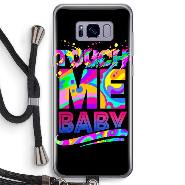 Touch Me: Samsung Galaxy S8 Plus Transparant Hoesje met koord