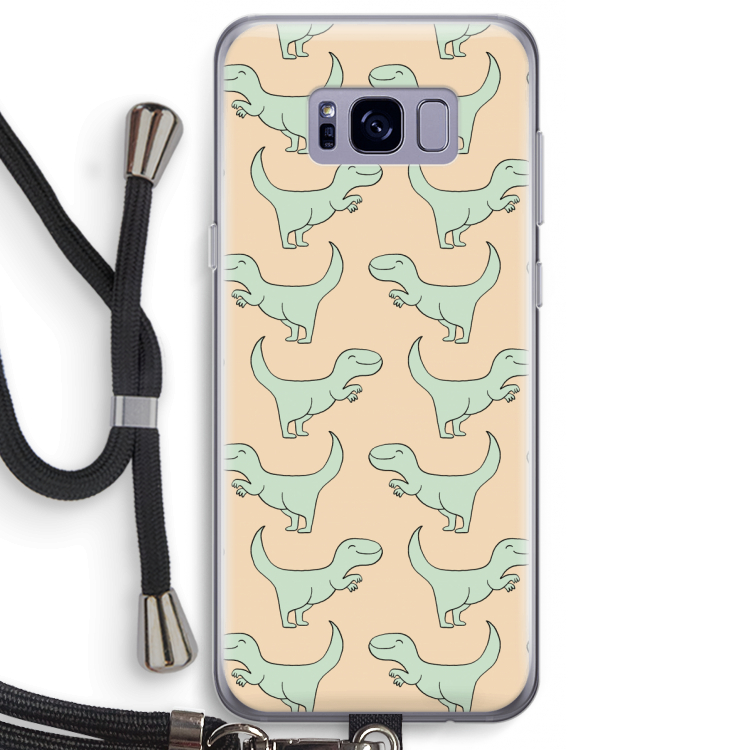 Dinos: Samsung Galaxy S8 Plus Transparant Hoesje met koord