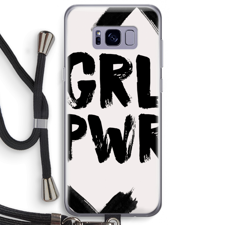 Girl Power #2: Samsung Galaxy S8 Plus Transparant Hoesje met koord