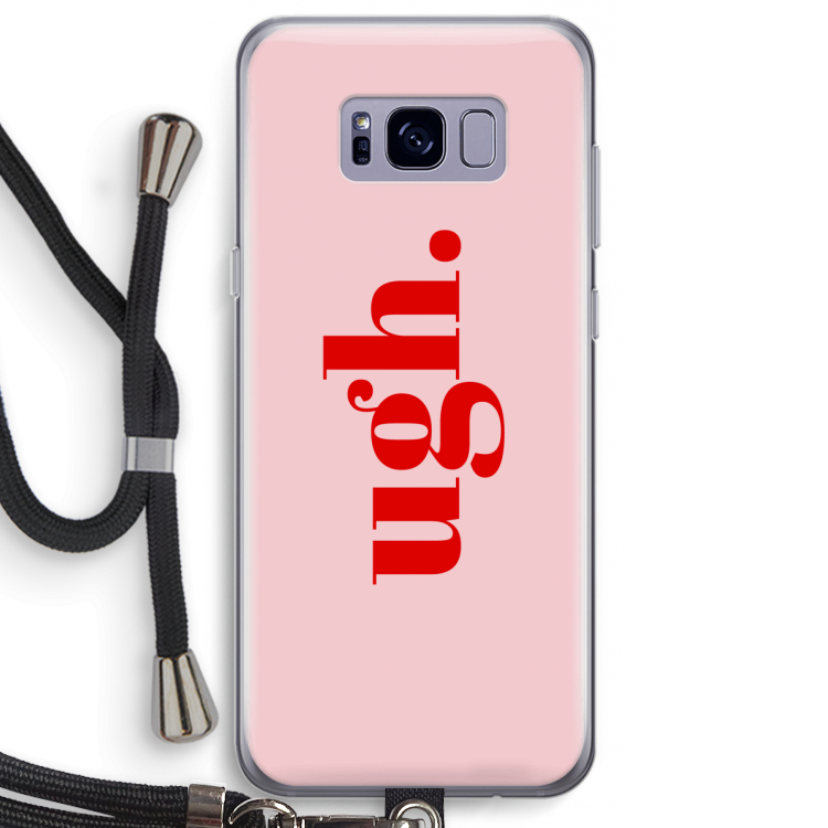 Ugh: Samsung Galaxy S8 Plus Transparant Hoesje met koord