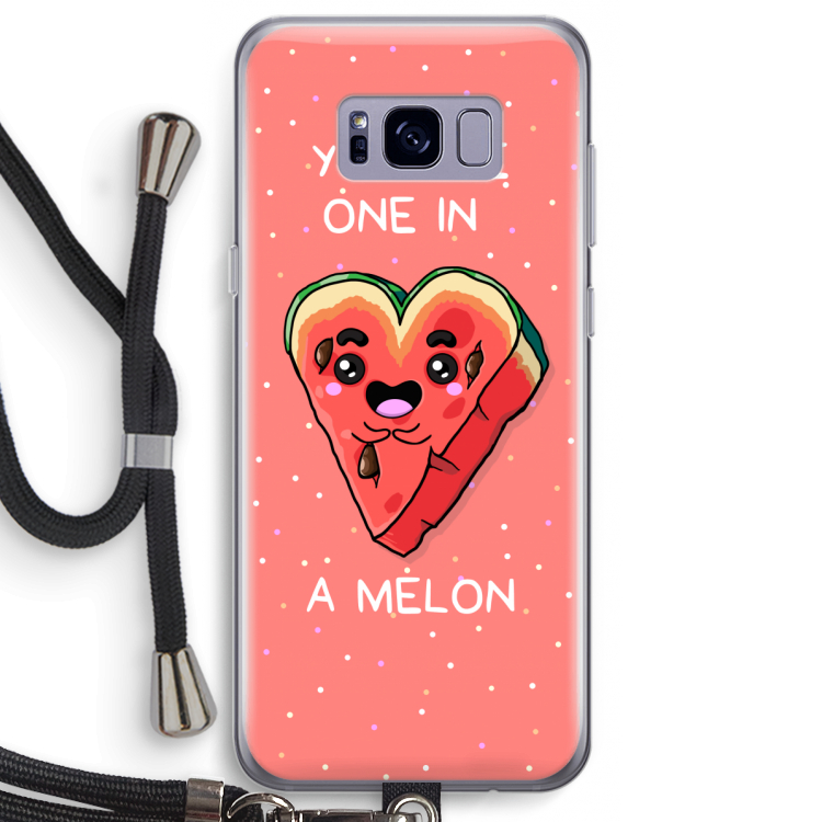 One In A Melon: Samsung Galaxy S8 Plus Transparant Hoesje met koord