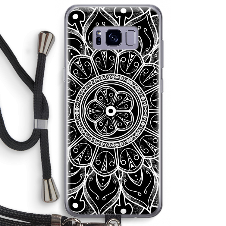 Roses Are Red: Samsung Galaxy S8 Plus Transparant Hoesje met koord