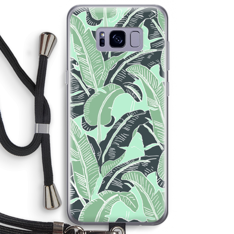 This Sh*t Is Bananas: Samsung Galaxy S8 Plus Transparant Hoesje met koord
