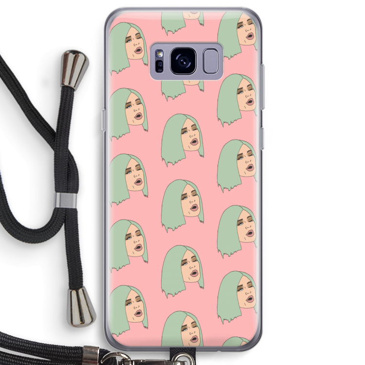 King Kylie: Samsung Galaxy S8 Plus Transparant Hoesje met koord