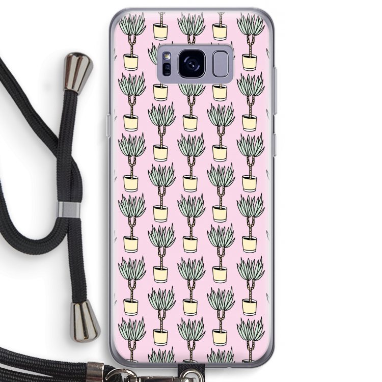Boompje: Samsung Galaxy S8 Plus Transparant Hoesje met koord