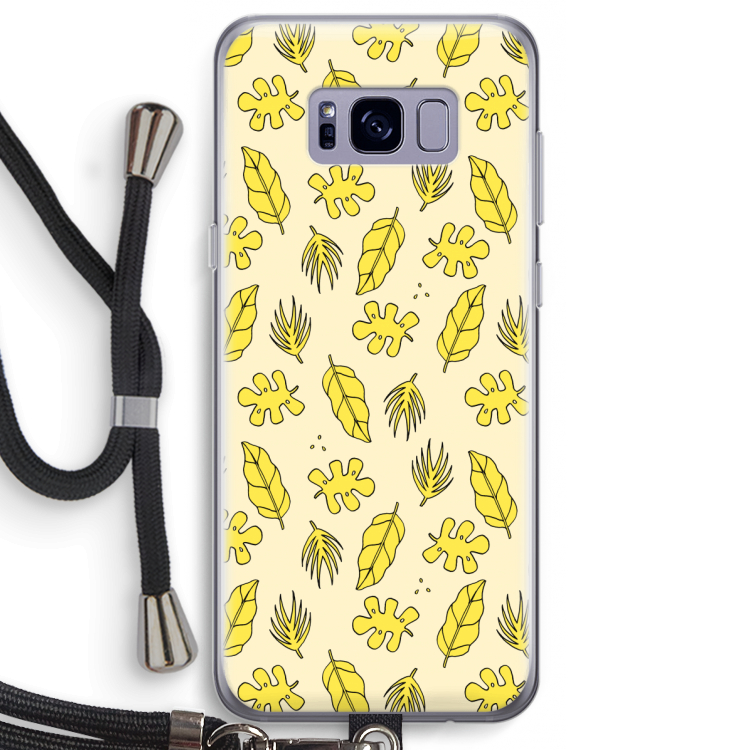 Herfst: Samsung Galaxy S8 Plus Transparant Hoesje met koord