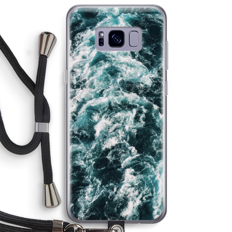 Zee golf: Samsung Galaxy S8 Plus Transparant Hoesje met koord