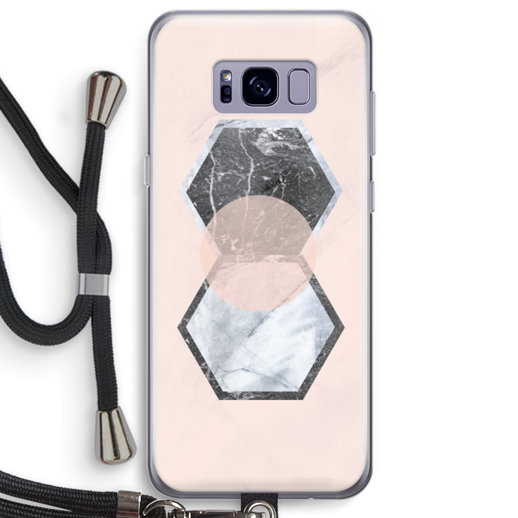 Creatieve toets: Samsung Galaxy S8 Plus Transparant Hoesje met koord