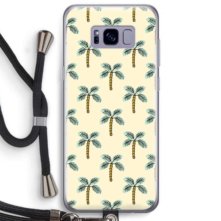 Paradise: Samsung Galaxy S8 Plus Transparant Hoesje met koord