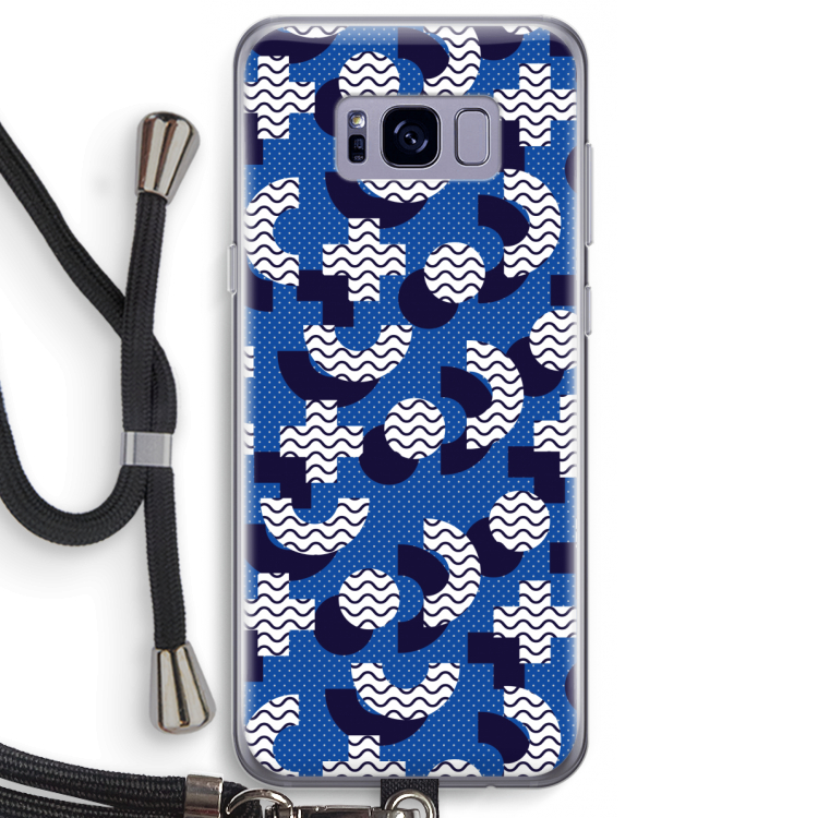 8-bit N°5: Samsung Galaxy S8 Plus Transparant Hoesje met koord