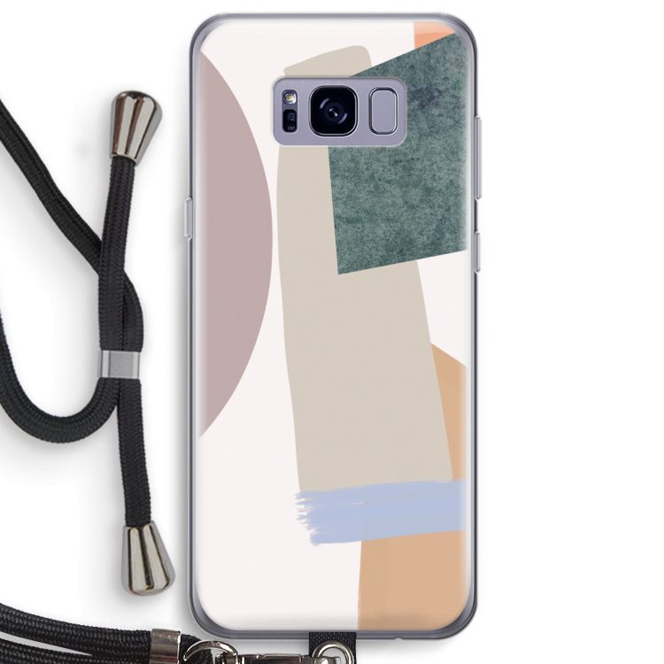 Lindo: Samsung Galaxy S8 Plus Transparant Hoesje met koord
