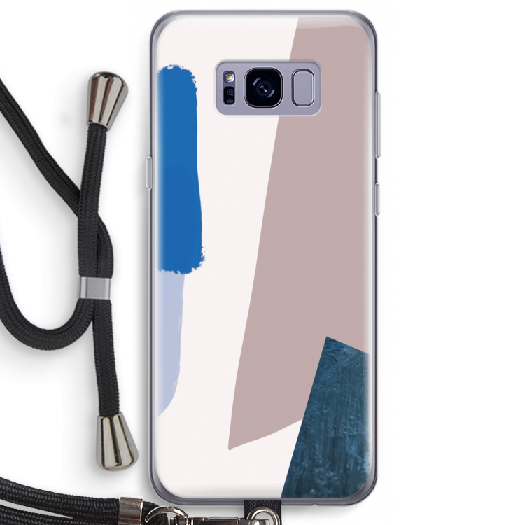 Lapis: Samsung Galaxy S8 Plus Transparant Hoesje met koord